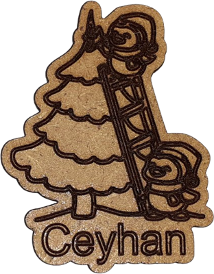 Magnet - Sapin  personnalisable